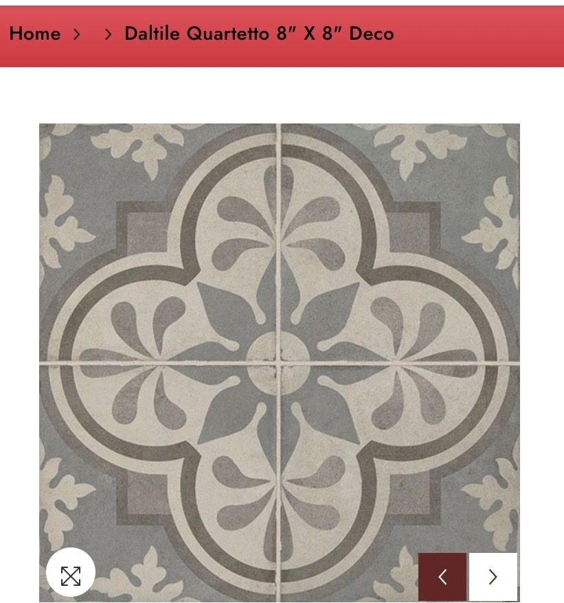 Daltile Quartetto 8" X 8" Deco