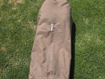 oversized, padded camp sofa