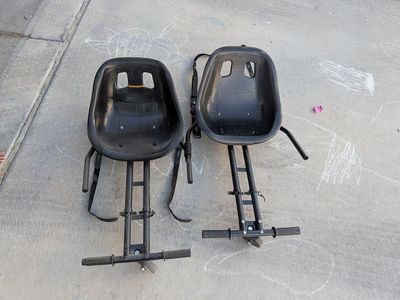Hoverboard Go-Kart Seat Attachment - Adjustable, Universal Fit (2-Pack)