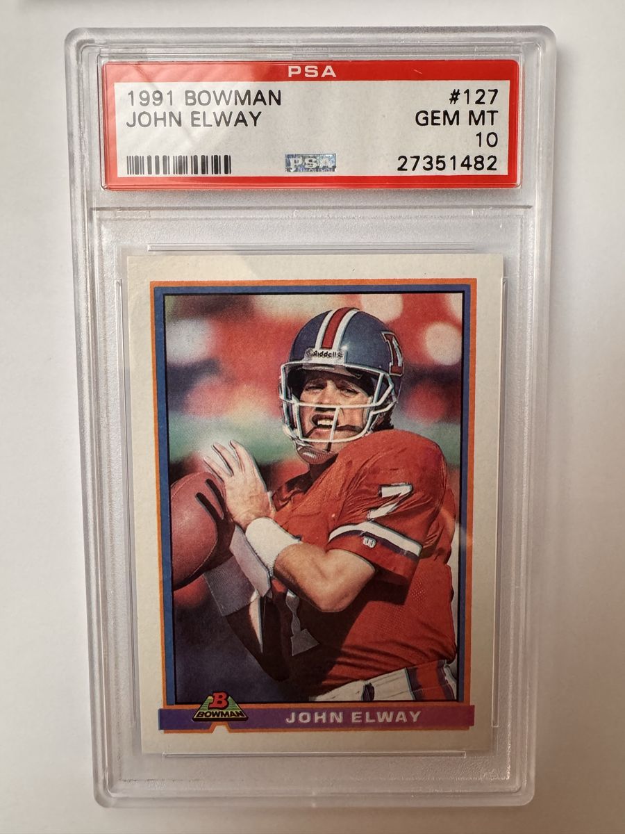 1991 Bowman John Elway #127 PSA 10