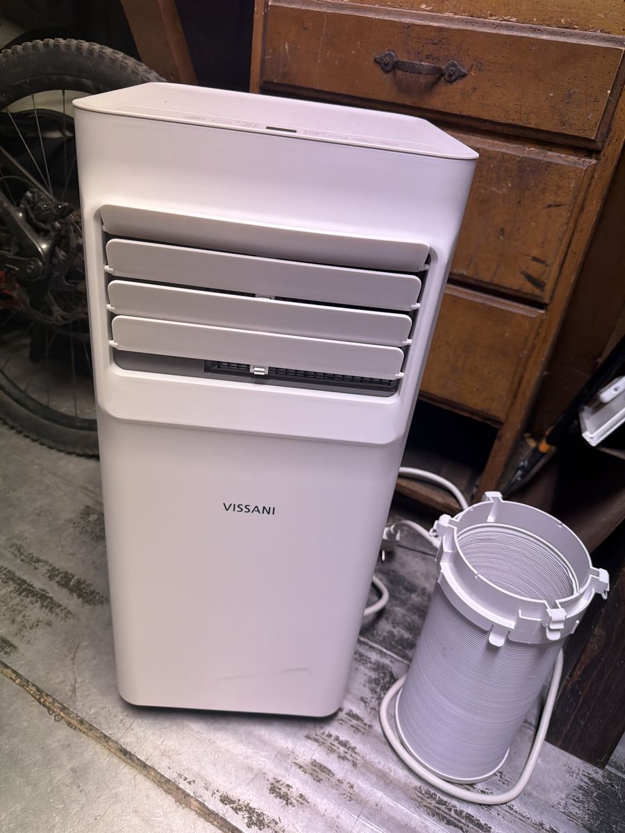 Vissani 5,000 BTU Portable Air Conditioner with Remote Control & Window Vent Kit
