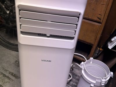 Vissani 5,000 BTU Portable Air Conditioner with Remote Control & Window Vent Kit