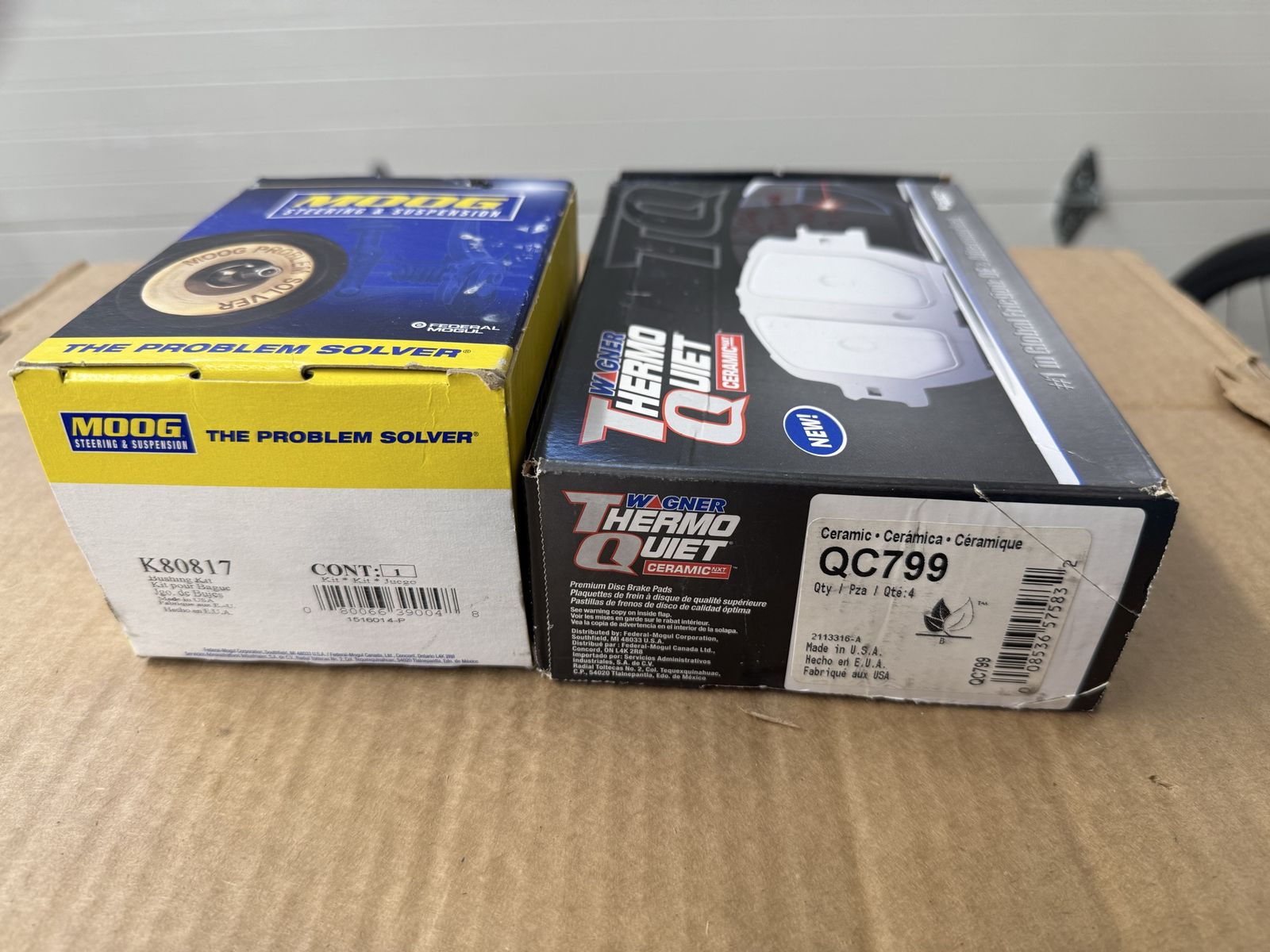 2002 Tacoma brake pads and sway bar bushings