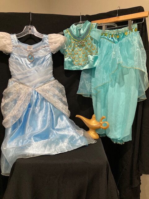 Size CHILD  5/6.... DISNEY STORE Princess CINDERELLA and JASMINE    Starting at $20
