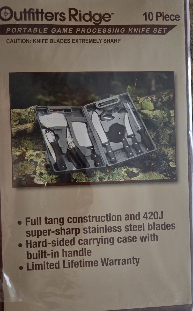 GAME PROCESSING KNIFE SET