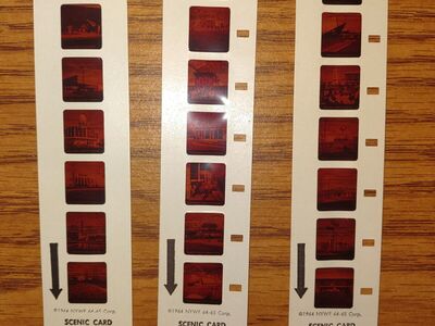 NEW YORK 1964-65 WORLD'S FAIR SCENIC FILM STRIPS