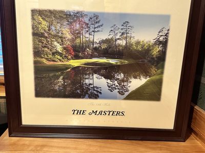 Masters Hole #12 Framed Print