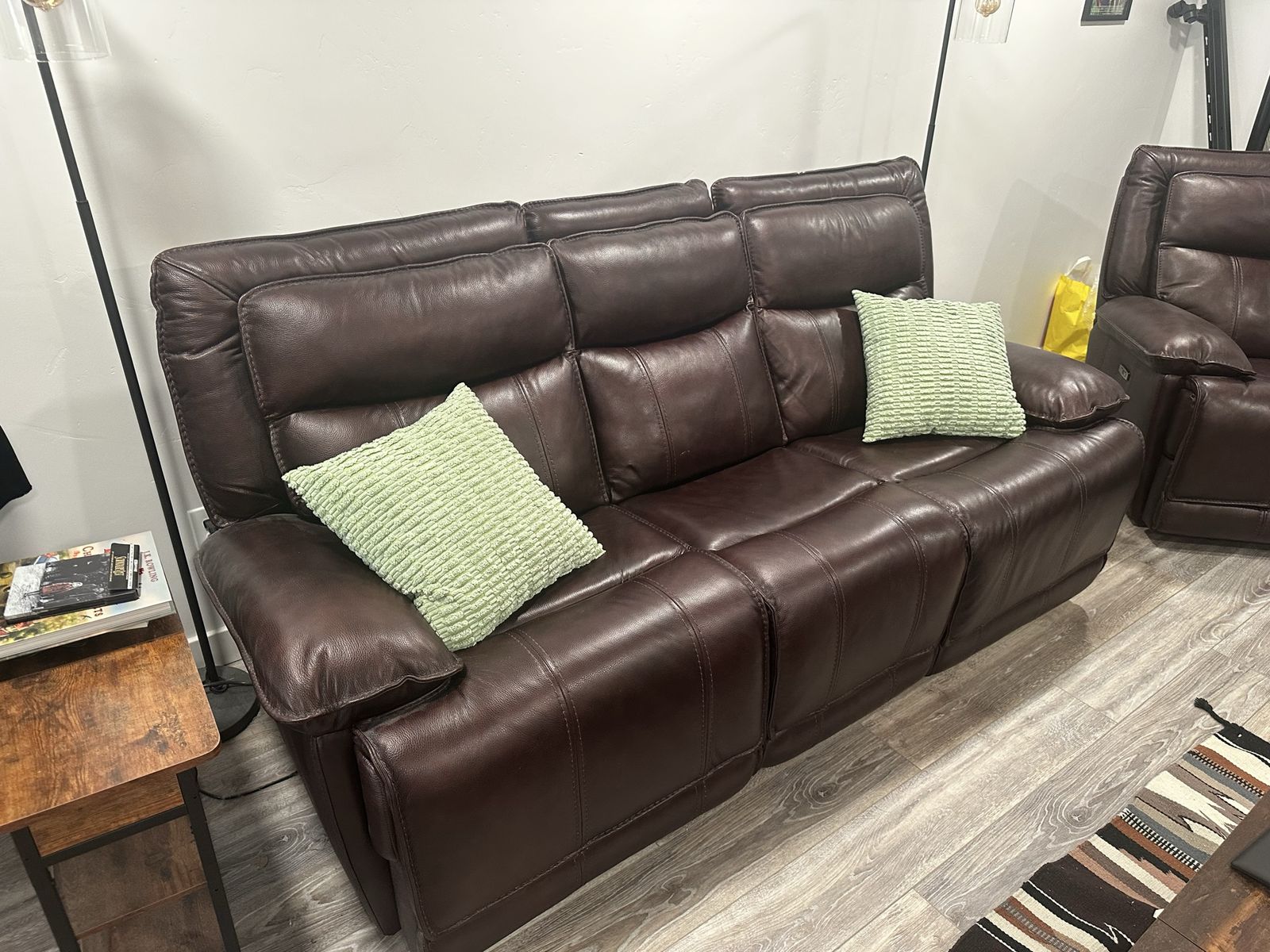 Leather Reclining Couch