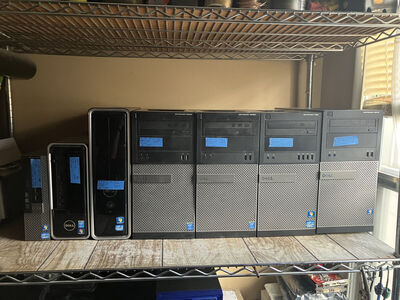 gen 3/4, i5,i3, computers for parts, all work win 10 pro