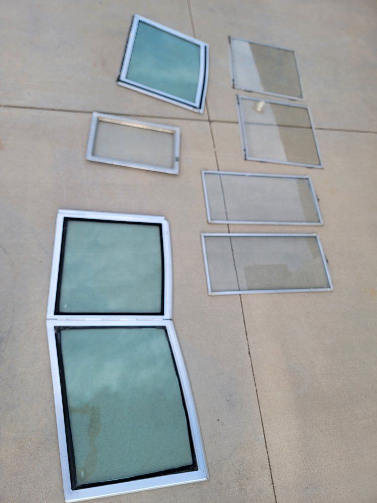 Glass Windows, Aluminum Framed