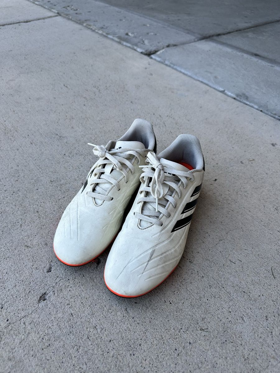 Adidas Copa Soccer Cleats White/Orange US 5.5