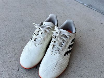 Adidas Copa Soccer Cleats White/Orange US 5.5