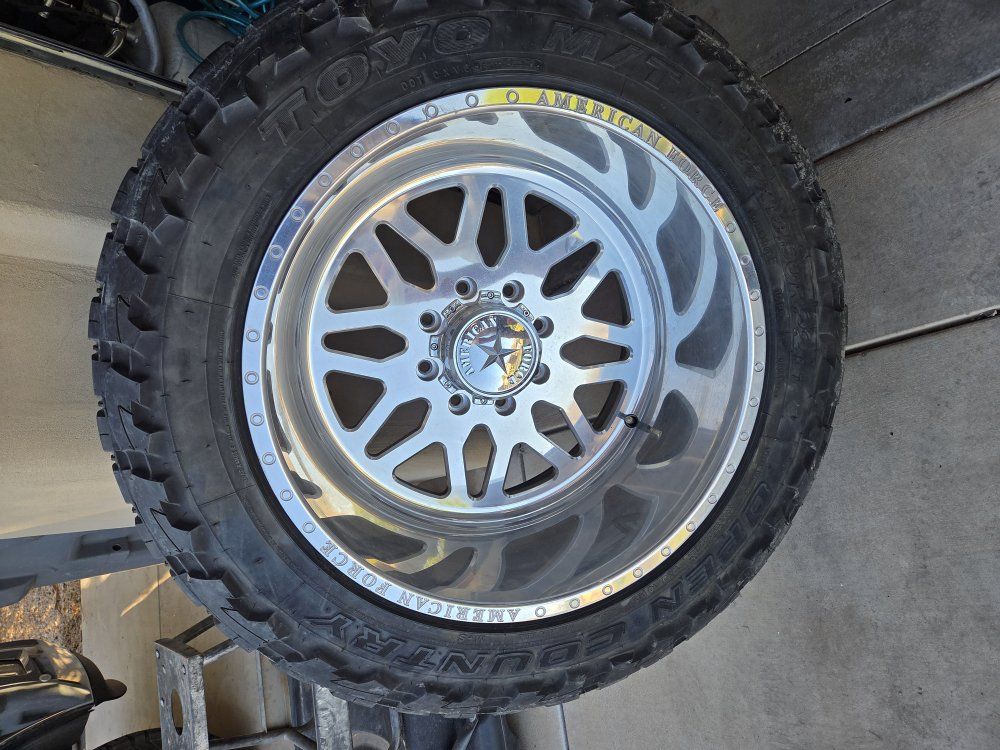 American Force wheels 22X14 -72 on 37" Toyos