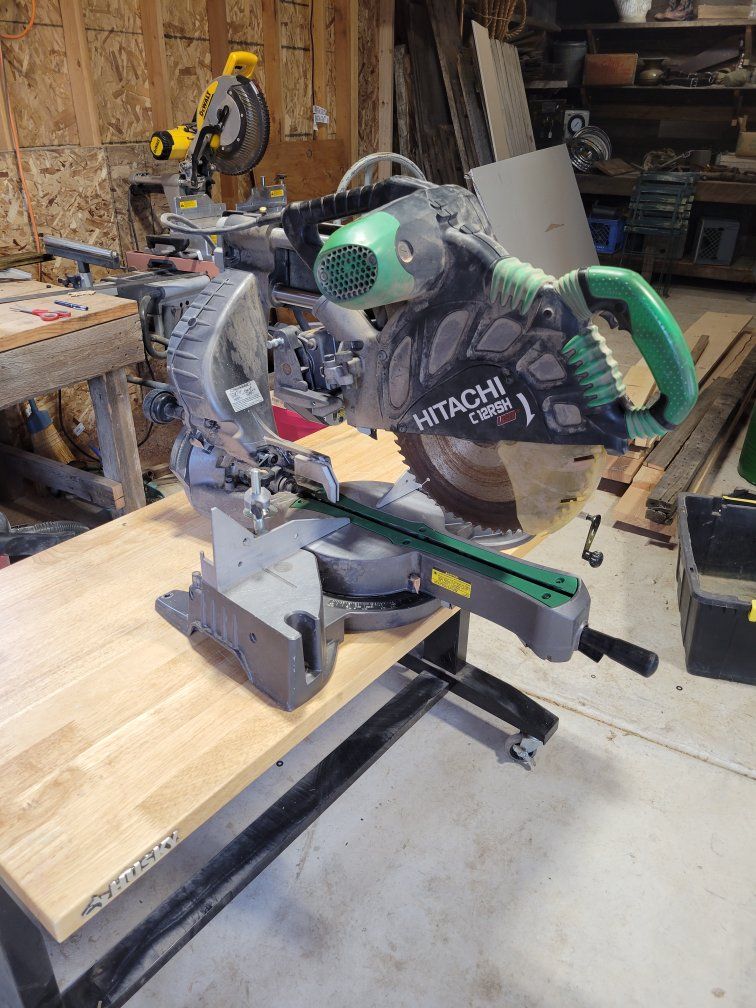 Hitachi C12RSH 12" Sliding Dual Compound Miter Saw with Laser Marker