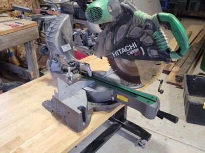Hitachi C12RSH 12" Sliding Dual Compound Miter Saw with Laser Marker