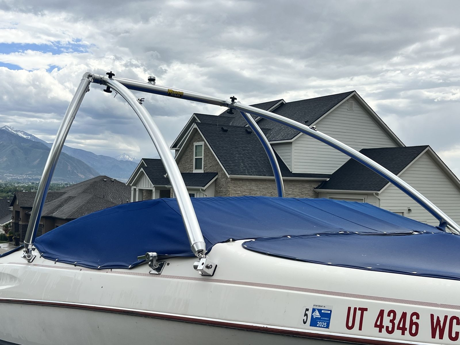 Monster Tower Wakeboard Tower MT2 - Universal Fit, Polished Aluminum, Great for Water Sports