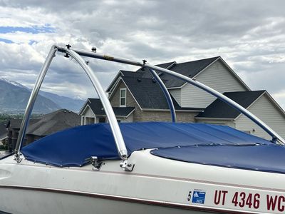 Monster Tower Wakeboard Tower MT2 - Universal Fit, Polished Aluminum, Great for Water Sports