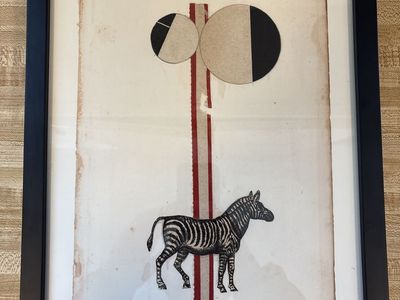 Kim Smitt reproduction collage zebra