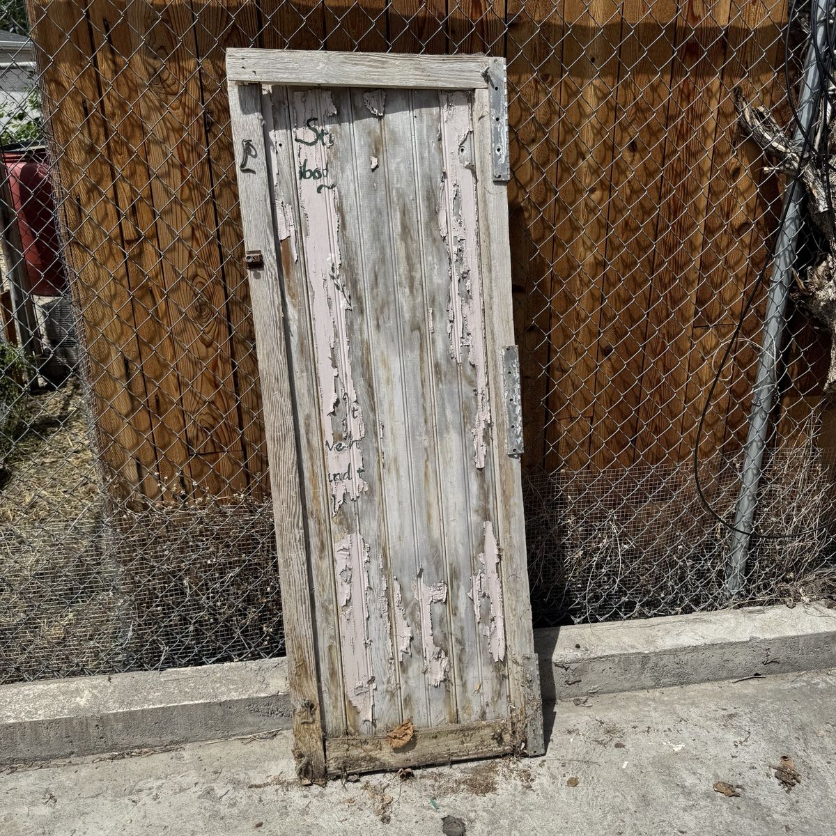 Vintage Antique Garden Door 23” x 64” it needs some reinforcements but it’s very old