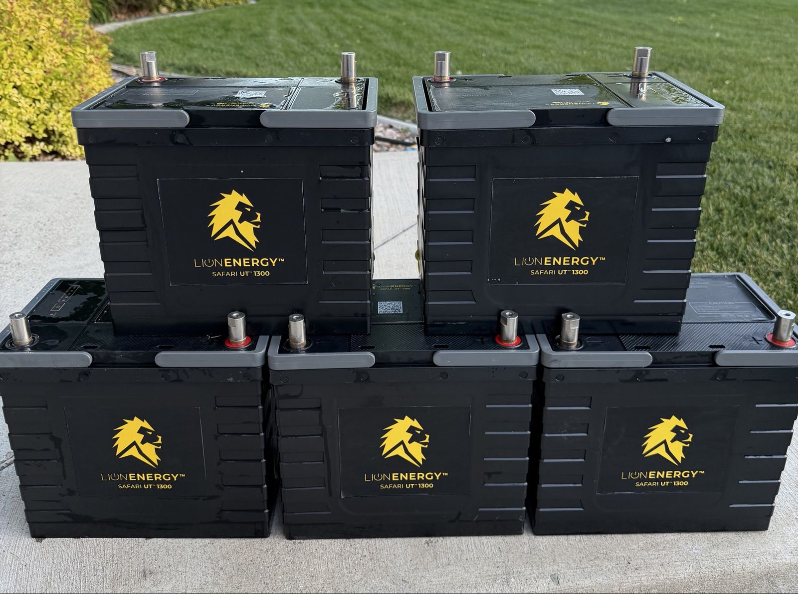 5 Lion Energy Safari UT 1300 Batteries – $1,200 OBO
