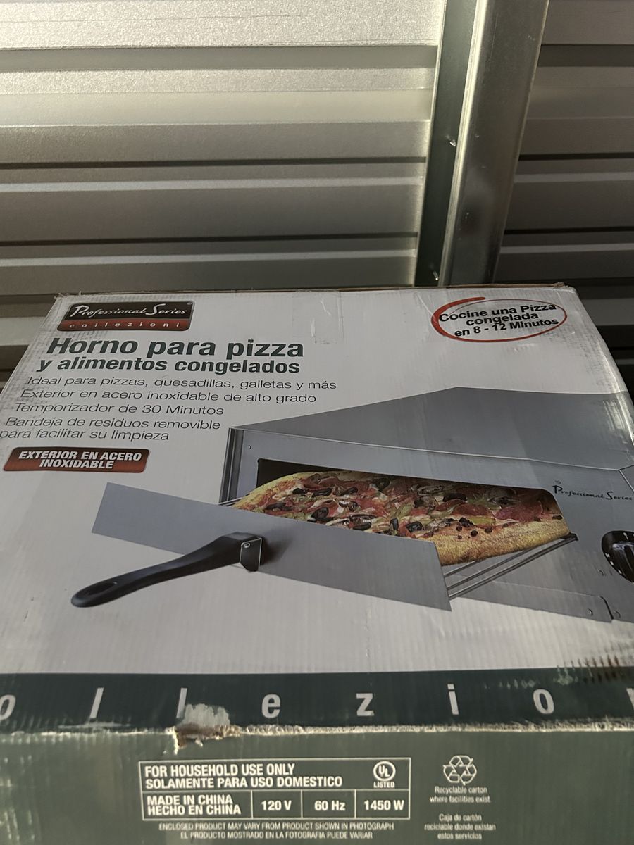 New Professional Series Collezioni Stainless Steel Pizza Oven - Cooks Frozen Pizza in 8-12 Mins