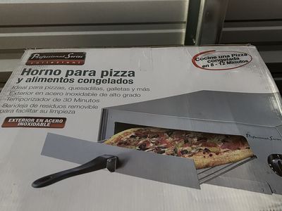 New Professional Series Collezioni Stainless Steel Pizza Oven - Cooks Frozen Pizza in 8-12 Mins