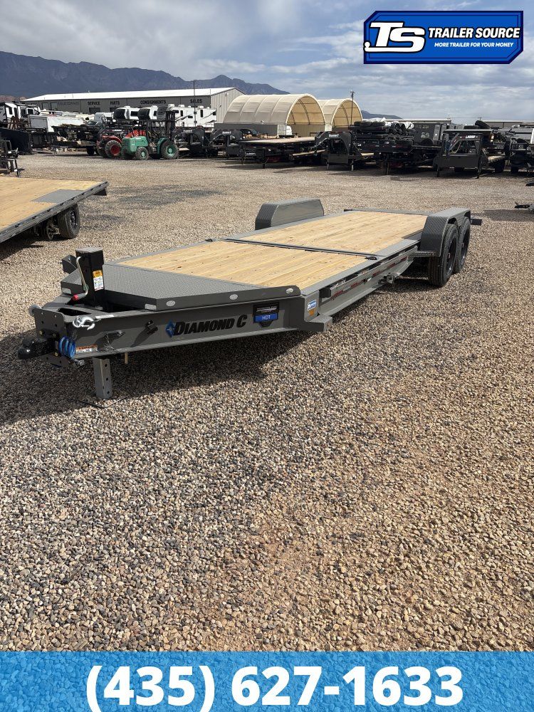 7x22 Diamond C HDT 208 Tilt Trailer - 18K GVWR - 18 Ply Tires