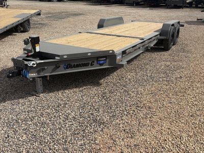 7x22 Diamond C HDT 208 Tilt Trailer - 18K GVWR - 18 Ply Tires