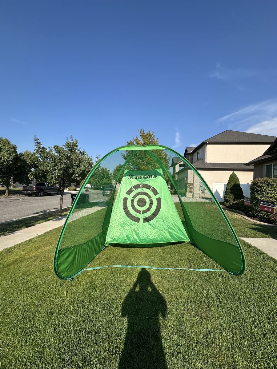 Auto Golf ACE Portable Golf Practice Net with Target Sheet