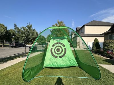 Auto Golf ACE Portable Golf Practice Net with Target Sheet