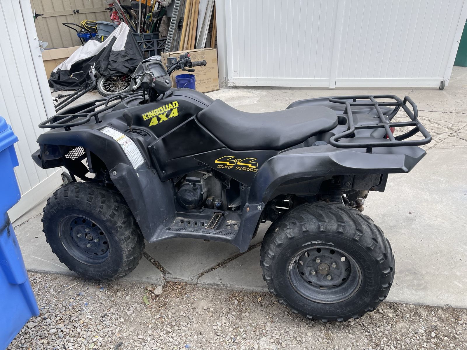 Suzuki KingQuad 4x4 450 ATV - Black