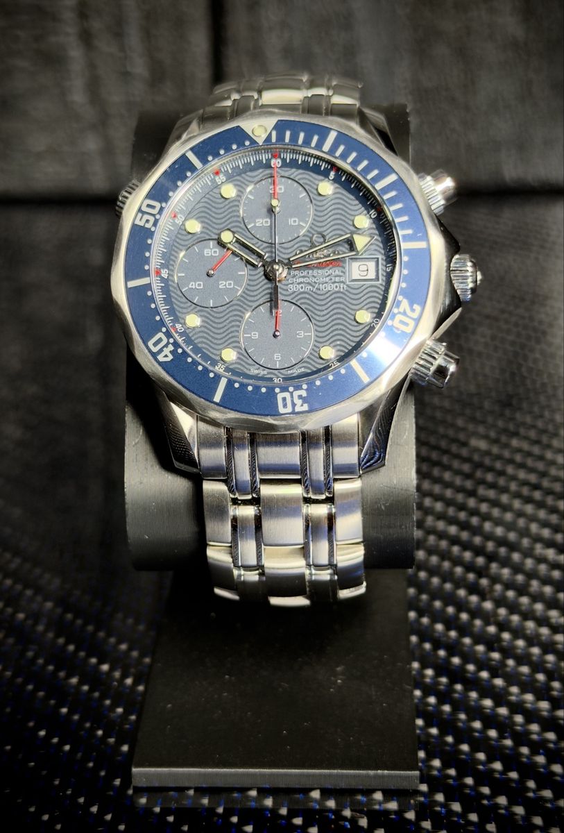 Omega Seamaster Professional Chronometer 300m/1000ft Automatic Watch Blue Dial