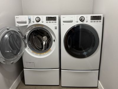 LG washer and dryer