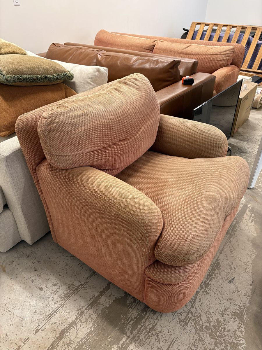 A. Rudin Oversized Chair – Down-Filled, Made in LA