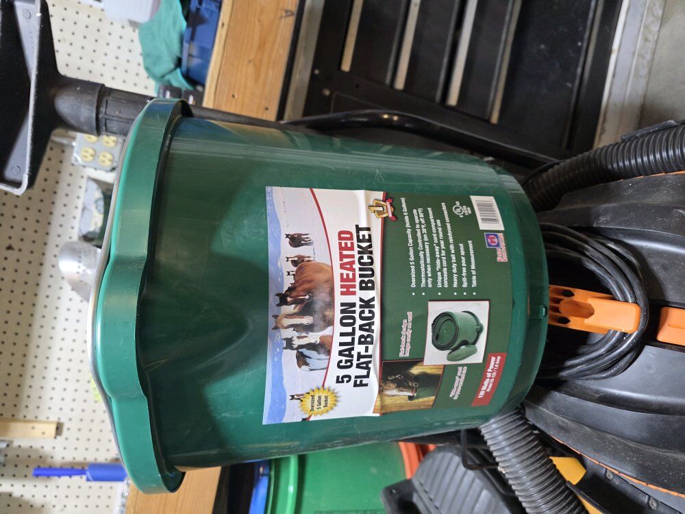 heated flat bottom heated bucket