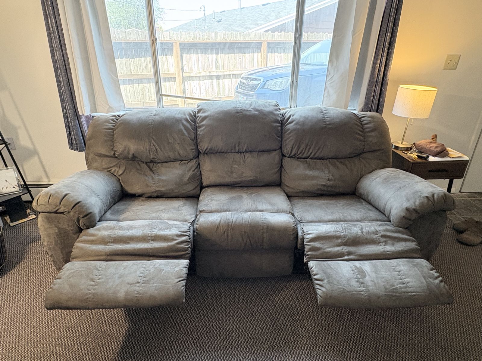 Brown, Dual Reclining Sofa