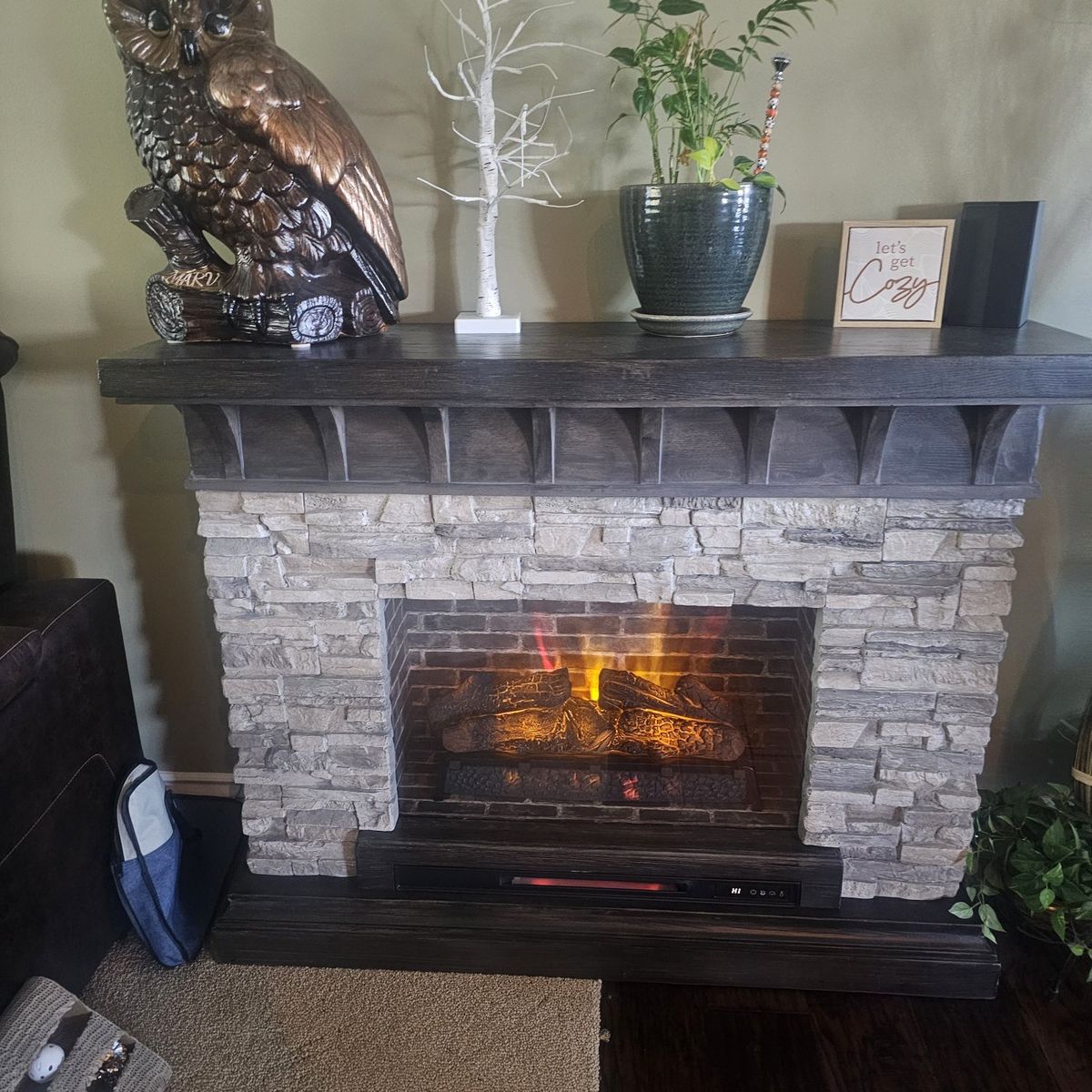 electric fireplace