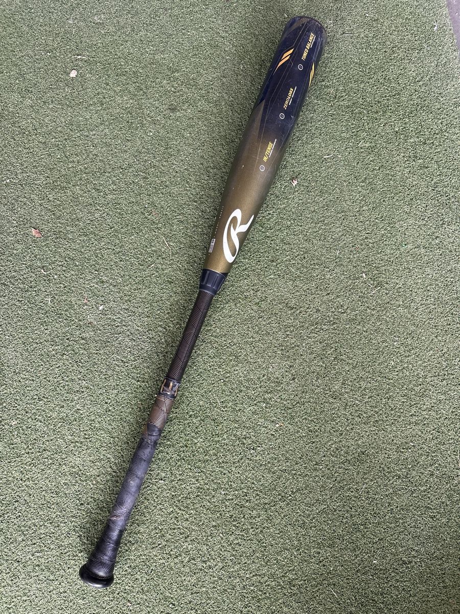 Rawlings Icon Baseball Bat Gold Black Composite size 32 -3
