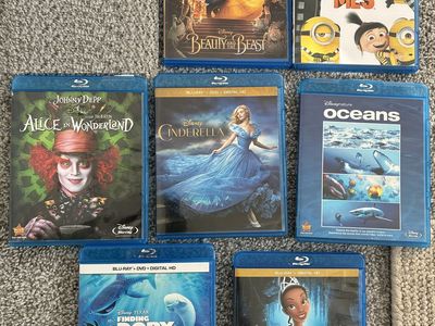 Disney Blu-Ray movies - $4/movie