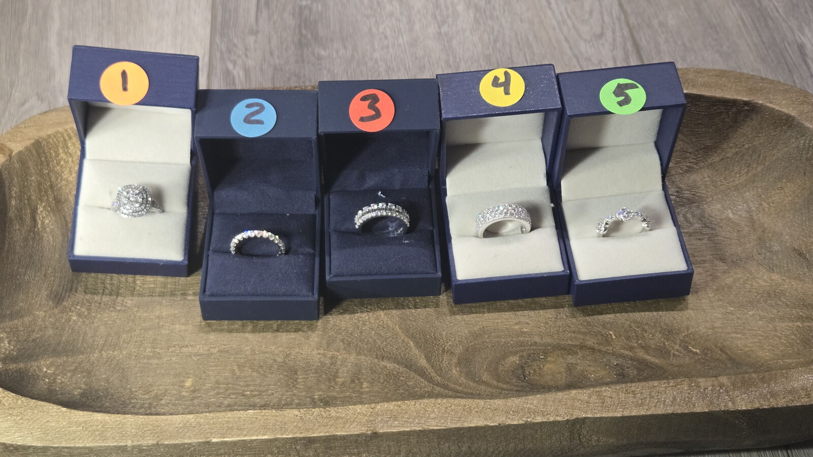 Jewelry! Rings, necklaces, earrings, and more.