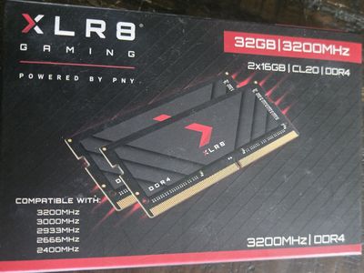 PNY XLR8 DDR4 Laptop Memory 32 GB/ 3200 MHZ