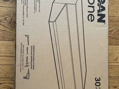 Broan-NuTone 413004 30-inch Ductless Range Hood, White, 6.0 Sones brand new still in box