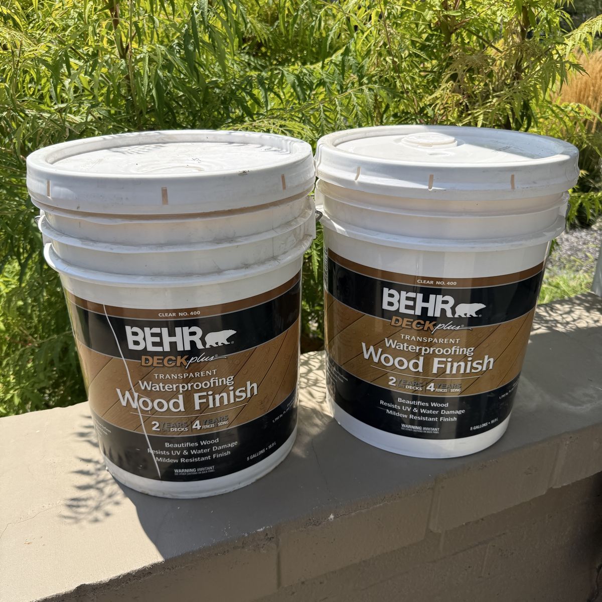 Behr DeckPlus Transparent Waterproofing Wood Finish
