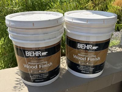 Behr DeckPlus Transparent Waterproofing Wood Finish