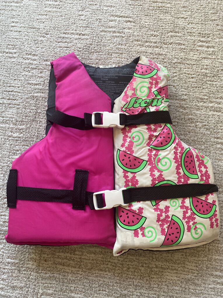 Youth 50 To 90 Pound Water Life Jacket Vest Float