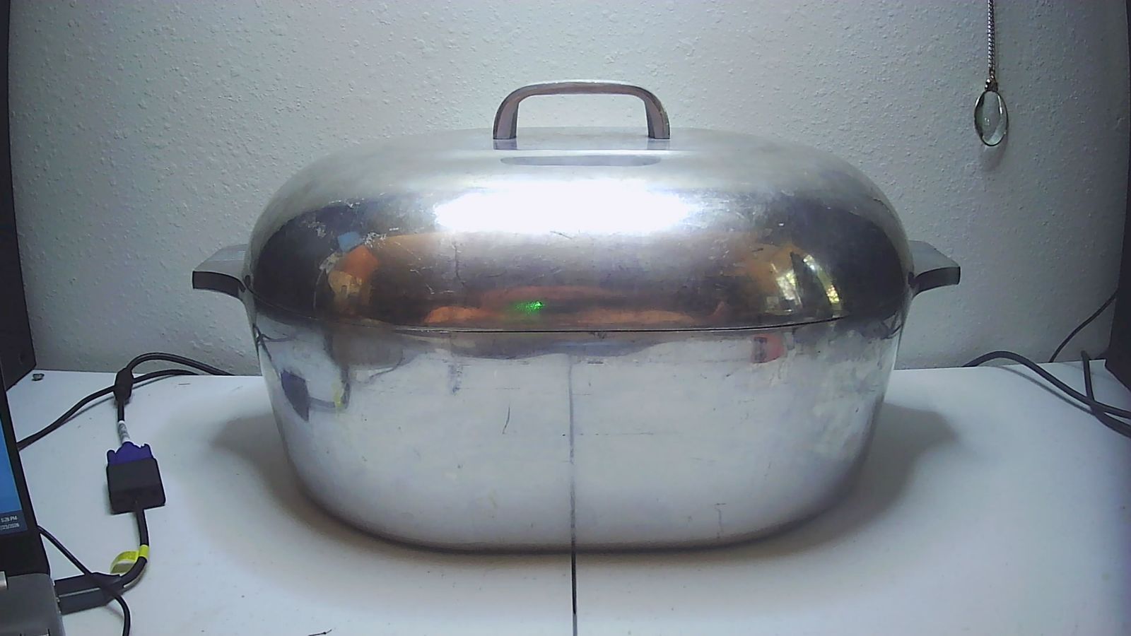 Vintage Magnalite GHC Large Dutch Oven Roaster Pan W/Trivet