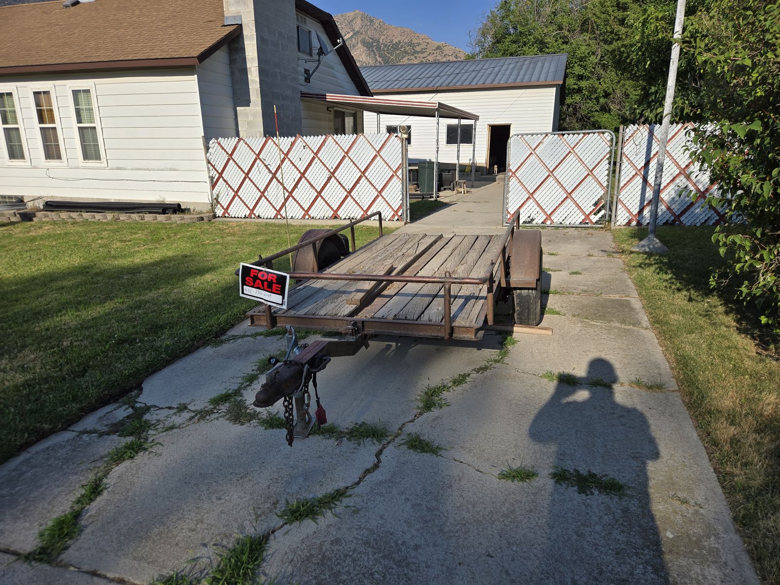 Tilt Trailer for motorcycle or ATV.