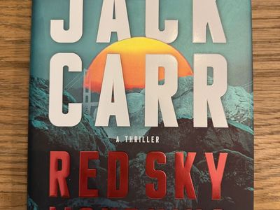 Red Sky Mourning - Jack Carr first edition signed and shot through edition