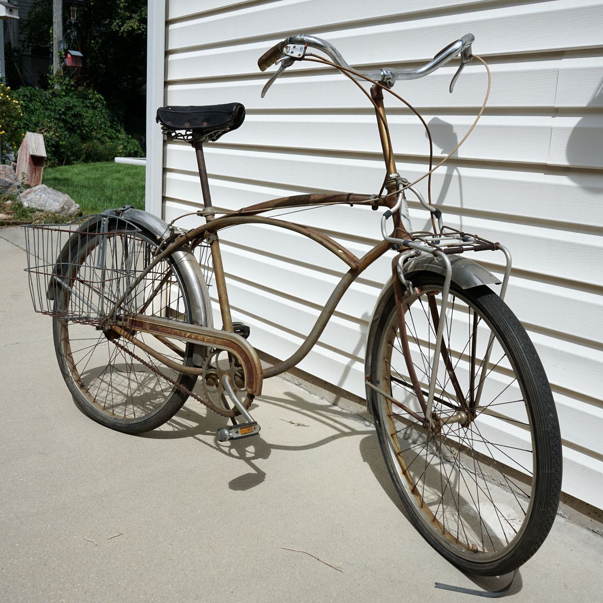 1955 Schwinn Corvette 26" 3-Speed Bicycle Chicago Built — Unrestored Survivor Rare Vintage Bike