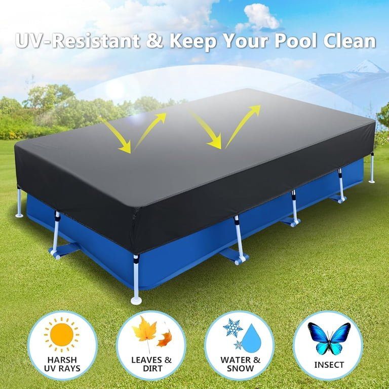 rectangle pool cover 87x59 inches